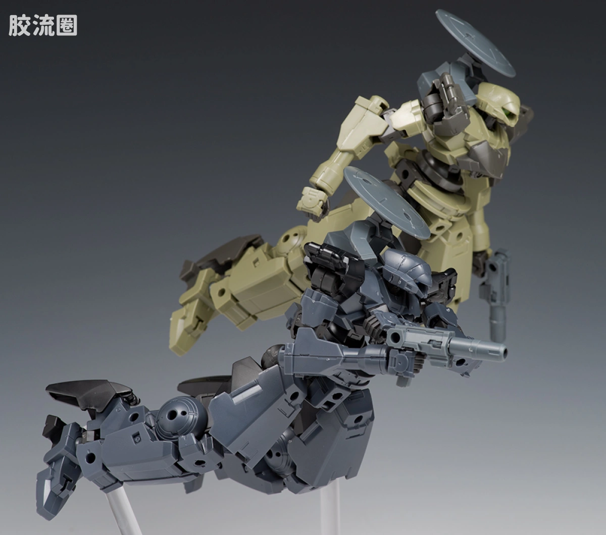30MM 1/144 夏尔努瓦/Cielnova（拜隆军） 28 bEXM-14T 希尔诺瓦 绿色 - 图片